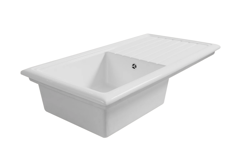 Soho 1.0 - Ceramic Kitchen Sink & Drain Board
