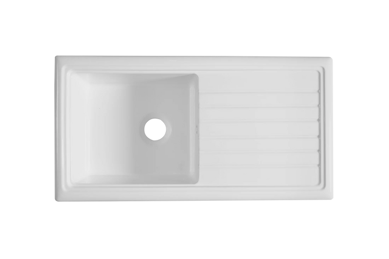 Soho 1.0 - Ceramic Kitchen Sink & Drain Board