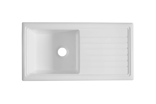 Soho 1.0 - Ceramic Kitchen Sink & Drain Board