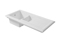 Soho 1.5 - Ceramic Kitchen Sink 1.5 Bowl And Drain Board