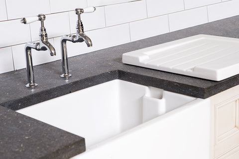 Butler Sink With Grooved Drainboard
