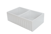 Double Fluted Kitchen Sink