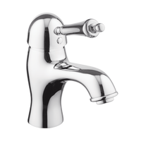 English Bathroom Tap - Metal Lever - Chrome / Metal Lever