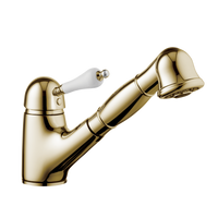 Traditional Kitchen Sink Mixer with Extendable Vegie Sprayer - Metal