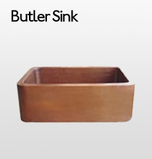 Copper Butler Sink - Large 762 x 500 x 255mm